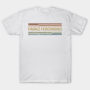 Franz Ferdinand Retro Lines T-Shirt